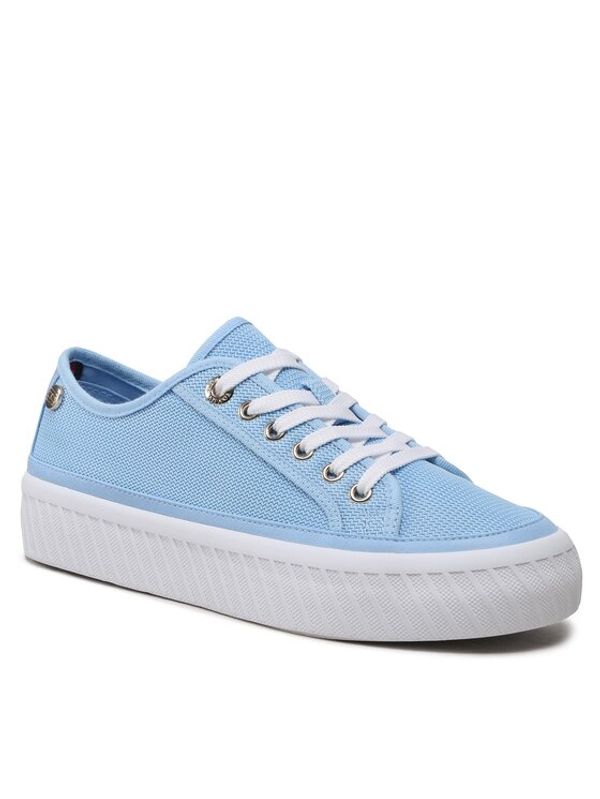 Tommy Hilfiger Tommy Hilfiger Гуменки Platform Vulcanized Sneaker FW0FW07156 Син