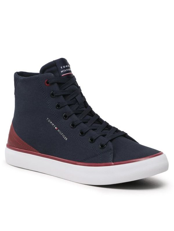 Tommy Hilfiger Tommy Hilfiger Гуменки Th Hi Vulc Core Canvas FM0FM04729 Тъмносин