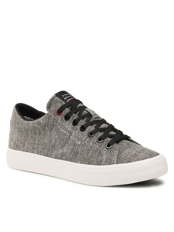 Tommy Hilfiger Tommy Hilfiger Гуменки Th Hi Vulc Core Low Chambray FM0FM04738 Сив