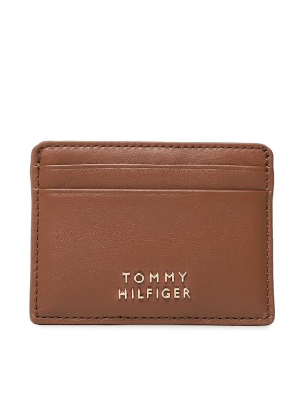 Tommy Hilfiger Tommy Hilfiger Калъф за кредитни карти AW0AW15090 Кафяв