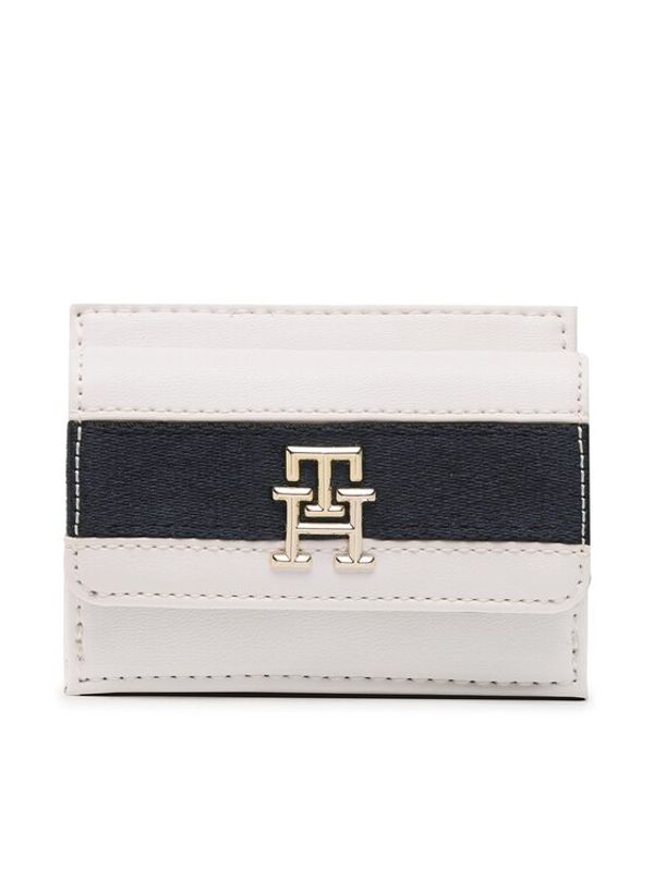 Tommy Hilfiger Tommy Hilfiger Калъф за кредитни карти Iconic Tommy Cc Holder Stripe AW0AW14641 Бял