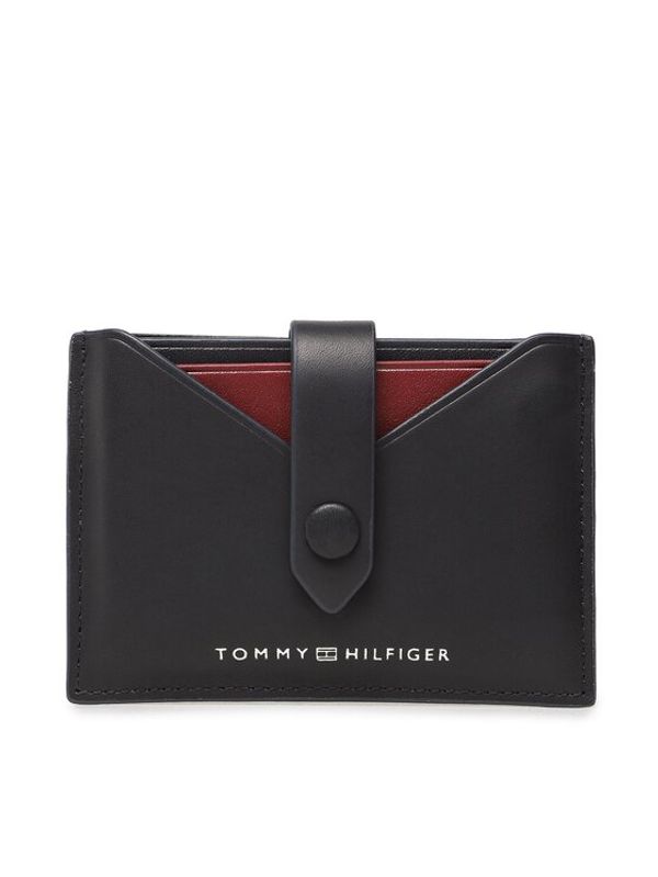 Tommy Hilfiger Tommy Hilfiger Калъф за кредитни карти Th Central Smooth Retractable Cc AM0AM11752 Тъмносин