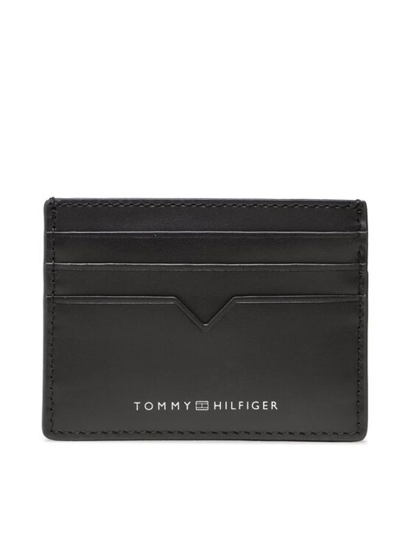 Tommy Hilfiger Tommy Hilfiger Калъф за кредитни карти Th Modern Lather Cc Holder AM0AM10994 Черен