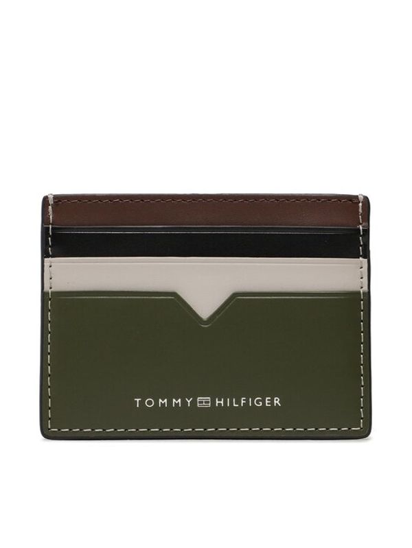 Tommy Hilfiger Tommy Hilfiger Калъф за кредитни карти Th Modern Lather Cc Holder AM0AM10994 Каки