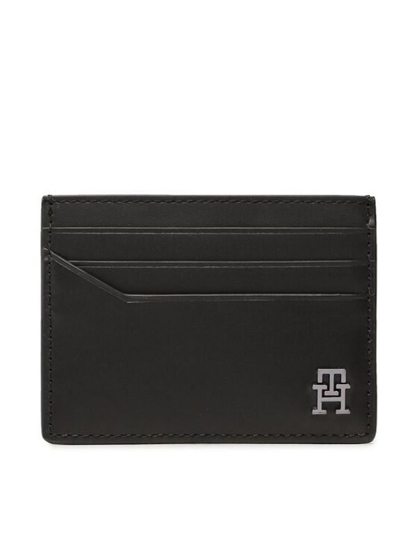 Tommy Hilfiger Tommy Hilfiger Калъф за кредитни карти Th Modern Lea Cc Holder AM0AM11272 Черен