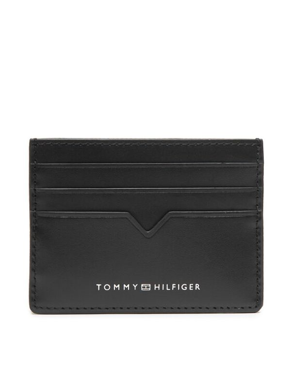 Tommy Hilfiger Tommy Hilfiger Калъф за кредитни карти Th Modern Leather Cc Holder AM0AM10616 Черен