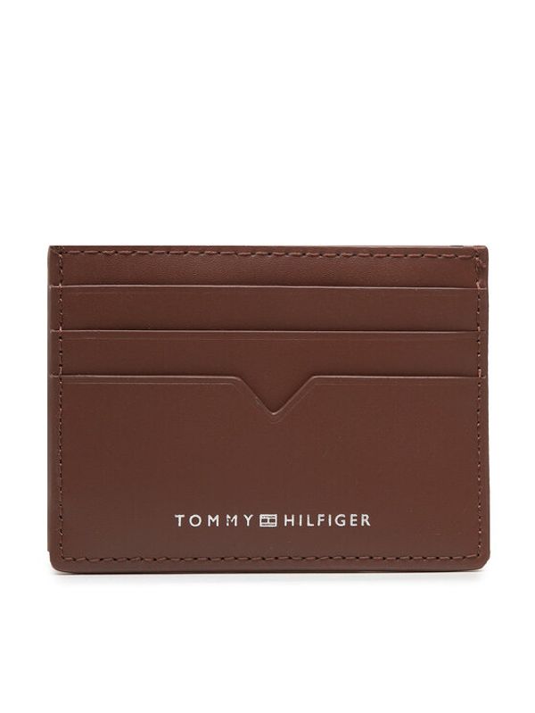 Tommy Hilfiger Tommy Hilfiger Калъф за кредитни карти Th Modern Leather Cc Holder AM0AM10616 Кафяв