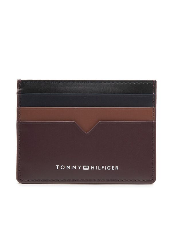 Tommy Hilfiger Tommy Hilfiger Калъф за кредитни карти Th Modern Leather Cc Holder AM0AM10616 Кафяв