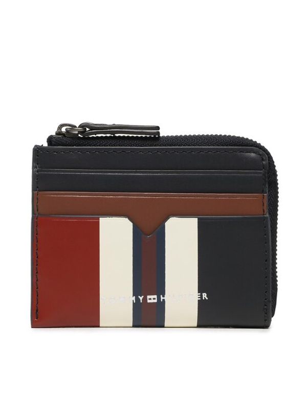 Tommy Hilfiger Tommy Hilfiger Калъф за кредитни карти Th Modern Leather Cc With Zip AM0AM10820 Тъмносин