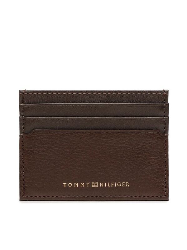 Tommy Hilfiger Tommy Hilfiger Калъф за кредитни карти Th Premium Cc Holder AM0AM10605 Кафяв