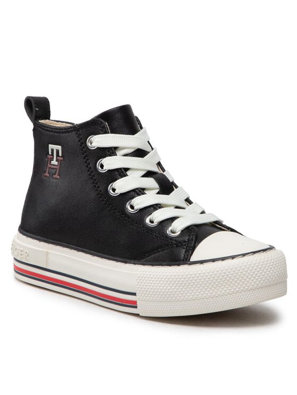 Tommy Hilfiger Tommy Hilfiger Кецове High Top Lace-Up Sneaker T3A9-32288-1355 M Черен