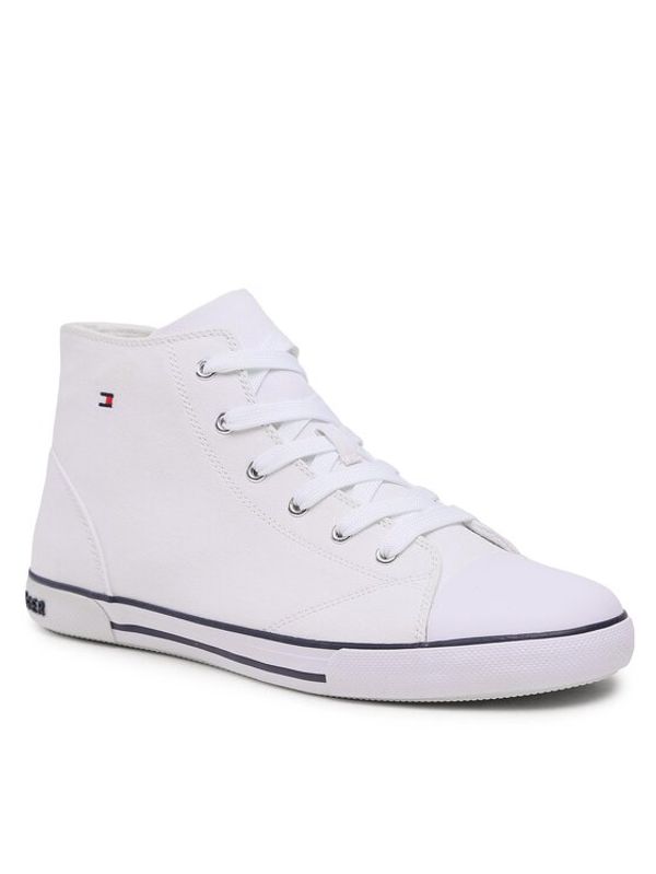 Tommy Hilfiger Tommy Hilfiger Кецове High Top Lace-Up Sneaker T3X4-32209-0890 S Бял