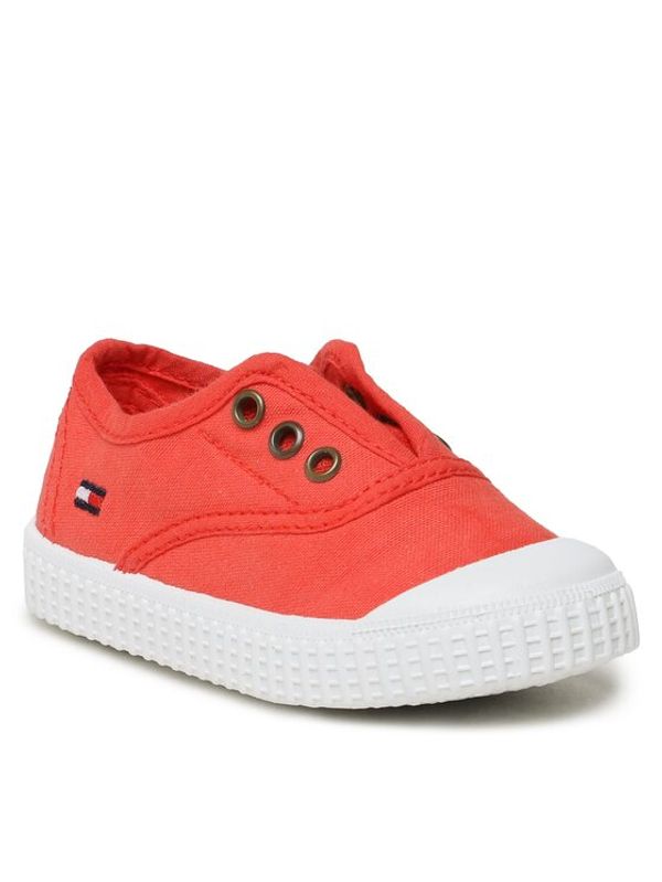 Tommy Hilfiger Tommy Hilfiger Кецове Low Cut Easy - On Sneaker T1X9-32824-0890 M Червен