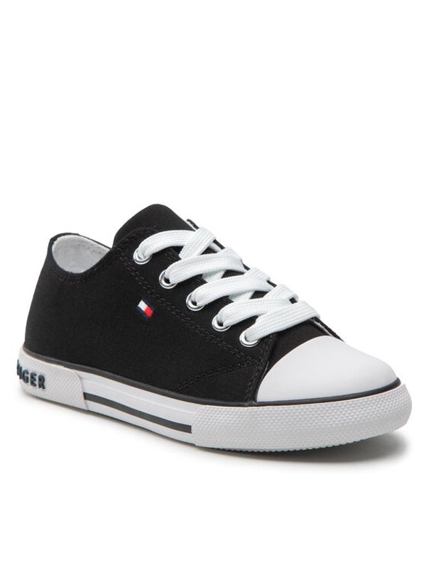 Tommy Hilfiger Tommy Hilfiger Кецове Low Cut Lace-Up Sneaker T3X4-32207-0890 M Черен