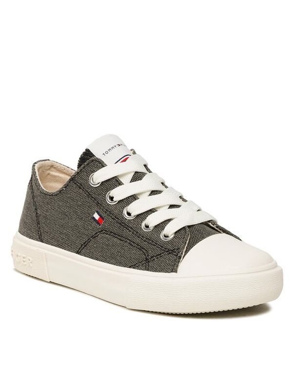 Tommy Hilfiger Tommy Hilfiger Кецове Low Cut Lace-Up Sneaker T3X9-32827-0890 M Черен