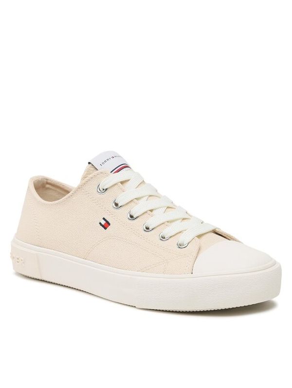 Tommy Hilfiger Tommy Hilfiger Кецове Low Cut Lace-Up T3X9-32827-0890 S Екрю
