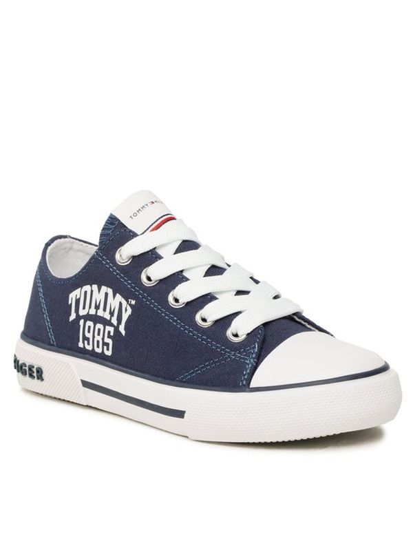 Tommy Hilfiger Tommy Hilfiger Кецове Varisty Low Cut Lace-Up Sneaker T3X9-32833-0890 M Тъмносин