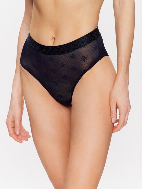 Tommy Hilfiger Tommy Hilfiger Класически бикини с висока талия UW0UW04179 Тъмносин