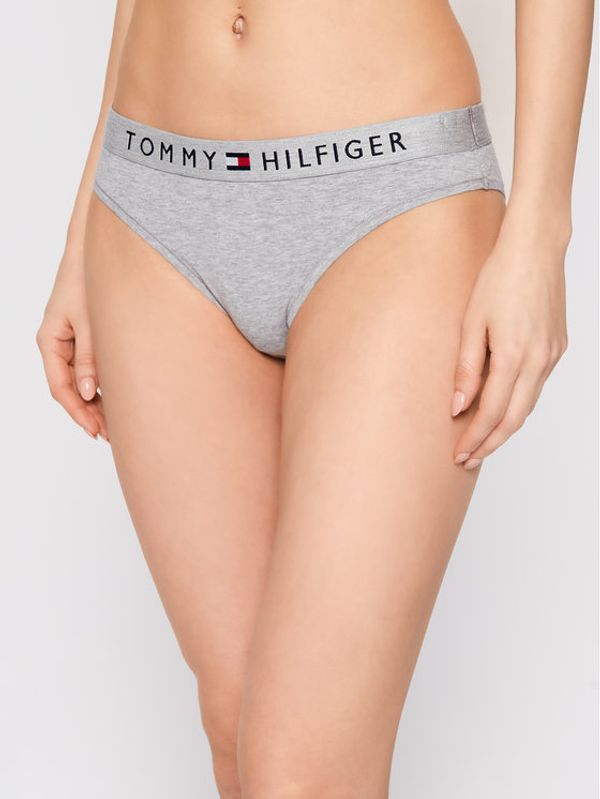 Tommy Hilfiger Tommy Hilfiger Класически дамски бикини Bikini UW0UW01566 Сив