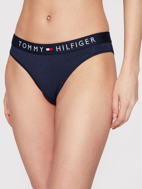 Tommy Hilfiger Tommy Hilfiger Класически дамски бикини Bikini UW0UW01566 Тъмносин