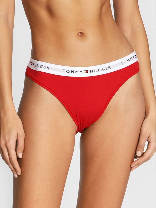 Tommy Hilfiger Tommy Hilfiger Класически дамски бикини UW0UW03836 Червен