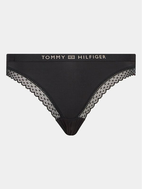Tommy Hilfiger Tommy Hilfiger Класически дамски бикини UW0UW04183 Черен