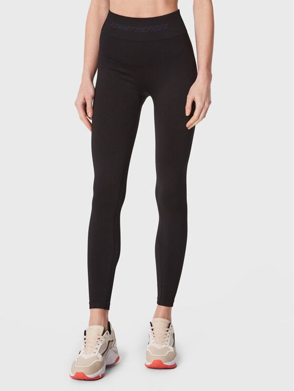 Tommy Hilfiger Tommy Hilfiger Клин Shiny Seamless S10S101502 Черен Slim Fit