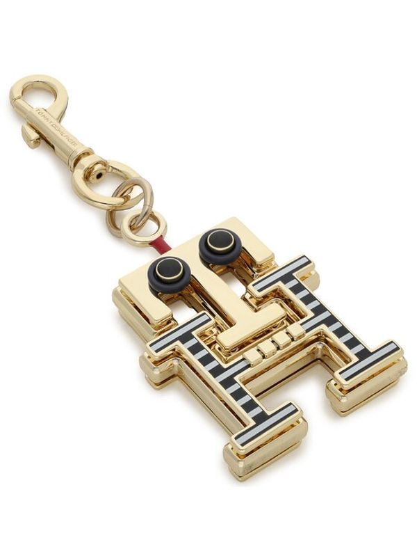 Tommy Hilfiger Tommy Hilfiger Ключодържател Bot Keyfob Stripes AW0AW15062 Златист