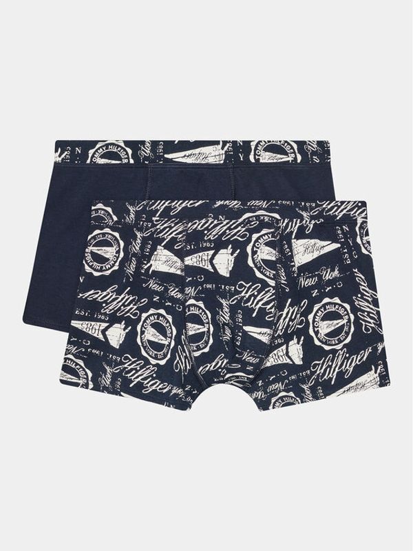 Tommy Hilfiger Tommy Hilfiger Комплект 2 чифта боксерки UB0UB00474 Тъмносин