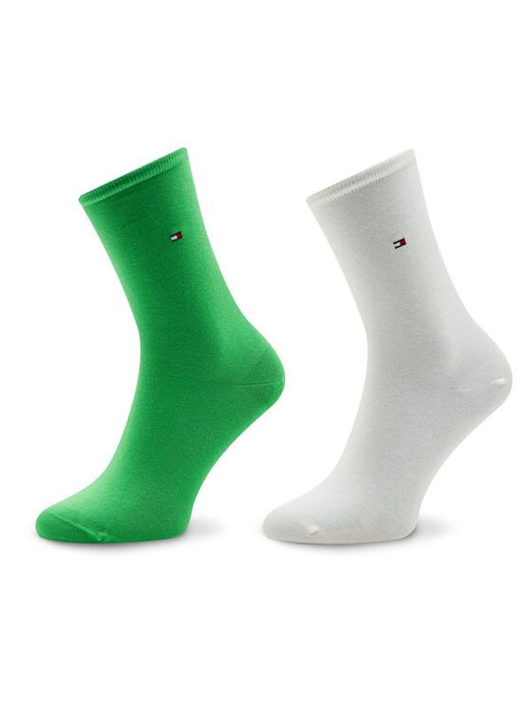 Tommy Hilfiger Tommy Hilfiger Комплект 2 чифта дълги чорапи дамски 371221 Бежов