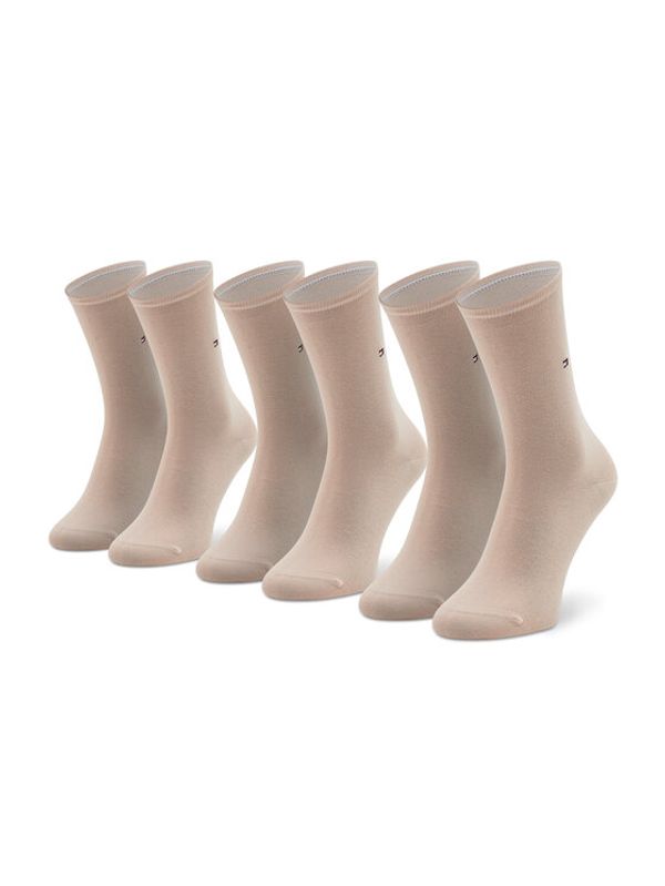 Tommy Hilfiger Tommy Hilfiger Комплект 2 чифта дълги чорапи дамски 371221 Розов