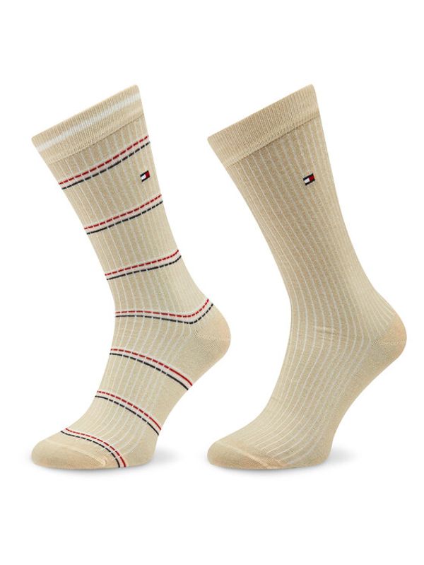 Tommy Hilfiger Tommy Hilfiger Комплект 2 чифта дълги чорапи дамски 701222645 Бежов