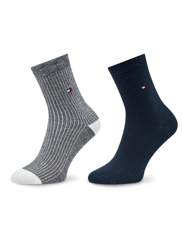 Tommy Hilfiger Tommy Hilfiger Комплект 2 чифта дълги чорапи дамски 701222646 Цветен
