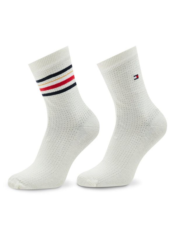 Tommy Hilfiger Tommy Hilfiger Комплект 2 чифта дълги чорапи дамски 701223809 Екрю