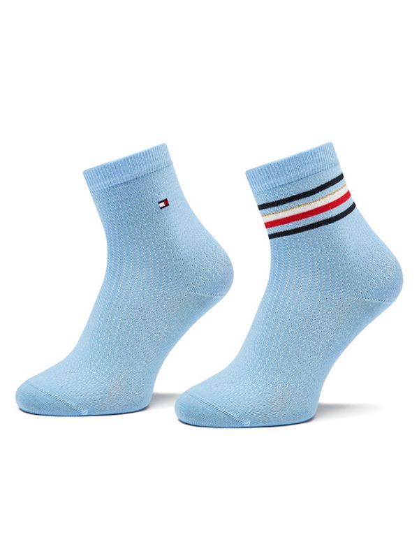 Tommy Hilfiger Tommy Hilfiger Комплект 2 чифта дълги чорапи дамски 701223809 Син