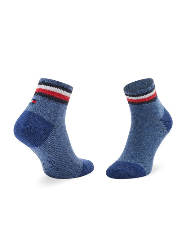 Tommy Hilfiger Tommy Hilfiger Комплект 2 чифта дълги чорапи детски 100001501 Тъмносин