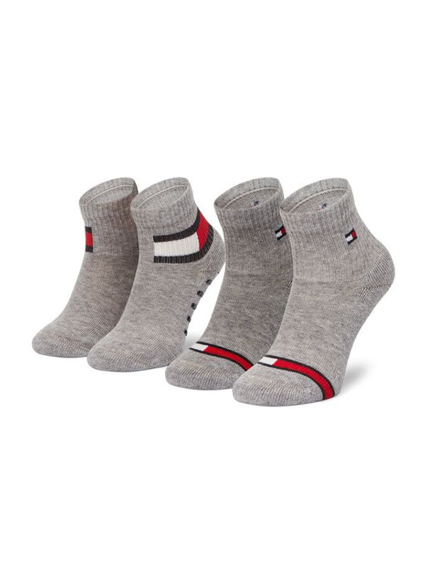 Tommy Hilfiger Tommy Hilfiger Комплект 2 чифта дълги чорапи детски 100002319 Сив