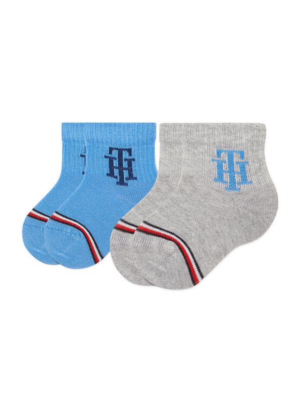 Tommy Hilfiger Tommy Hilfiger Комплект 2 чифта дълги чорапи детски 701220276 Цветен