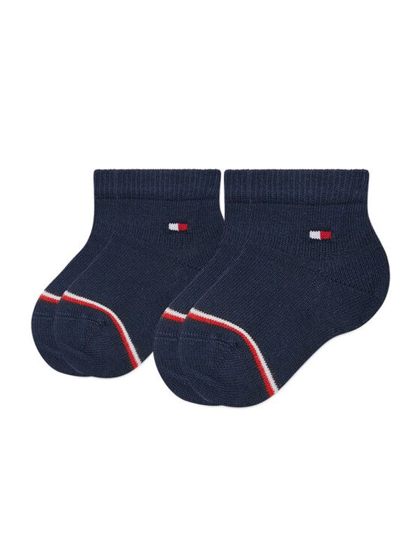 Tommy Hilfiger Tommy Hilfiger Комплект 2 чифта дълги чорапи детски 701220516 Тъмносин