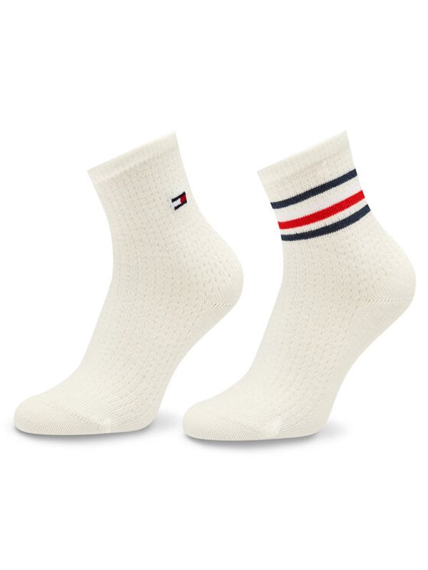 Tommy Hilfiger Tommy Hilfiger Комплект 2 чифта дълги чорапи детски 701222665 Екрю