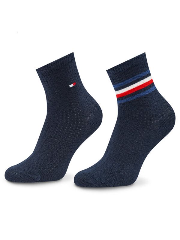 Tommy Hilfiger Tommy Hilfiger Комплект 2 чифта дълги чорапи детски 701222665 Тъмносин