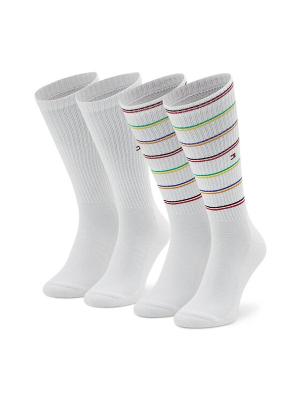 Tommy Hilfiger Tommy Hilfiger Комплект 2 чифта дълги чорапи мъжки 701218383 Бял