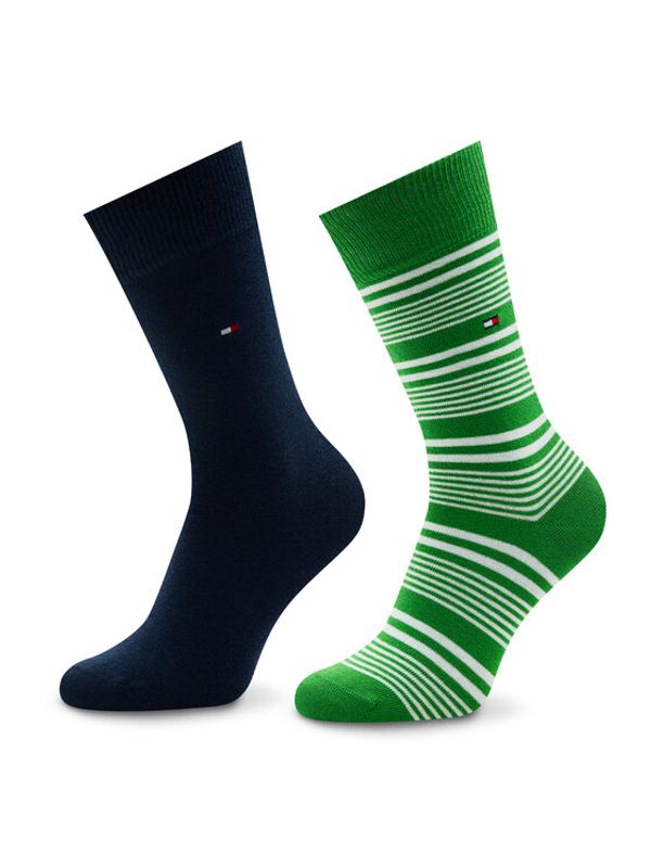 Tommy Hilfiger Tommy Hilfiger Комплект 2 чифта дълги чорапи мъжки 701222186 Цветен
