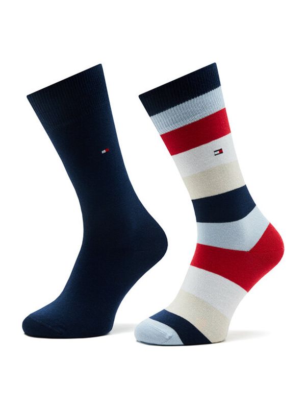 Tommy Hilfiger Tommy Hilfiger Комплект 2 чифта дълги чорапи мъжки 701223802 Цветен