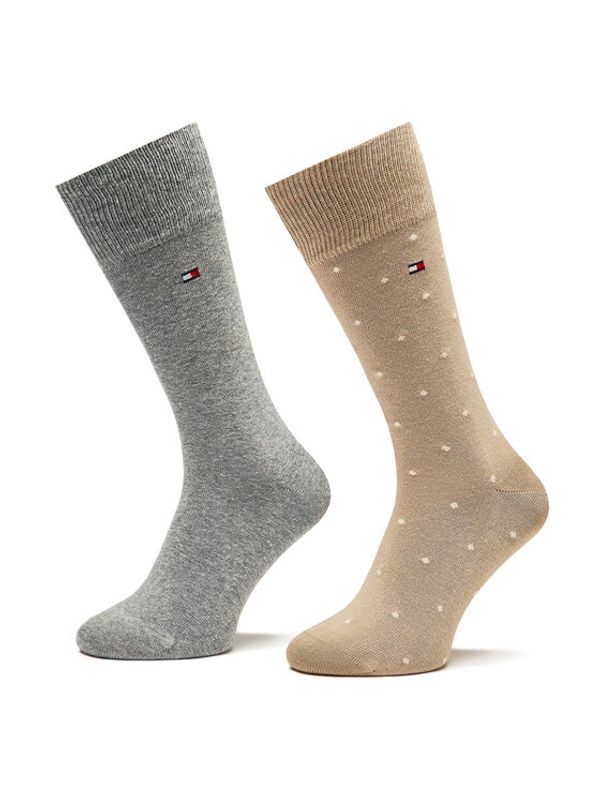 Tommy Hilfiger Tommy Hilfiger Комплект 2 чифта дълги чорапи мъжки 701223927 Цветен