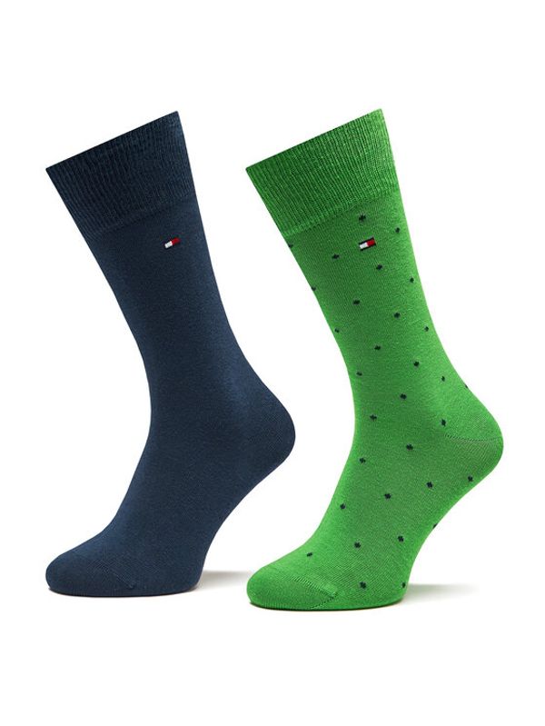 Tommy Hilfiger Tommy Hilfiger Комплект 2 чифта дълги чорапи мъжки 701223927 Цветен