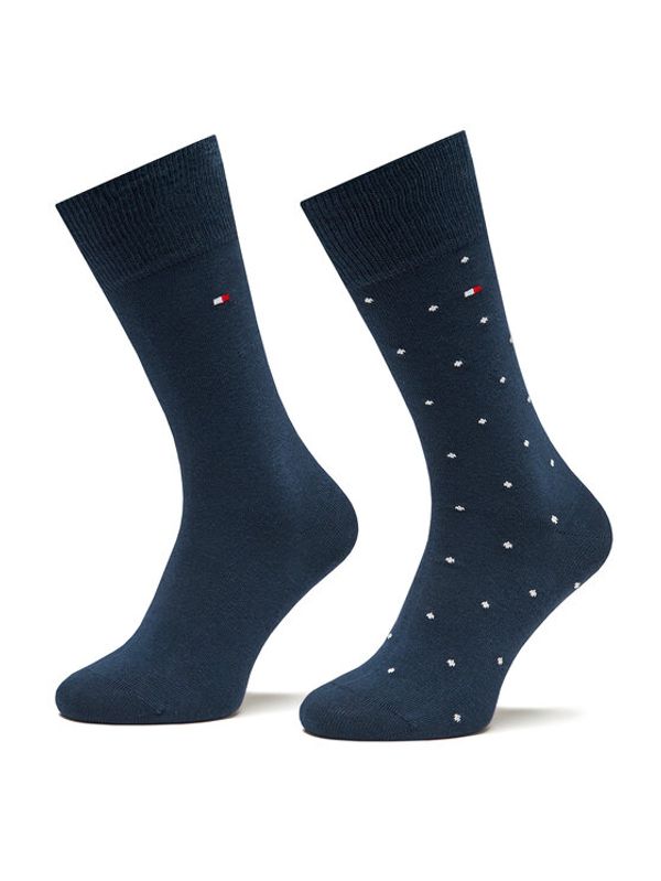 Tommy Hilfiger Tommy Hilfiger Комплект 2 чифта дълги чорапи мъжки 701223927 Тъмносин