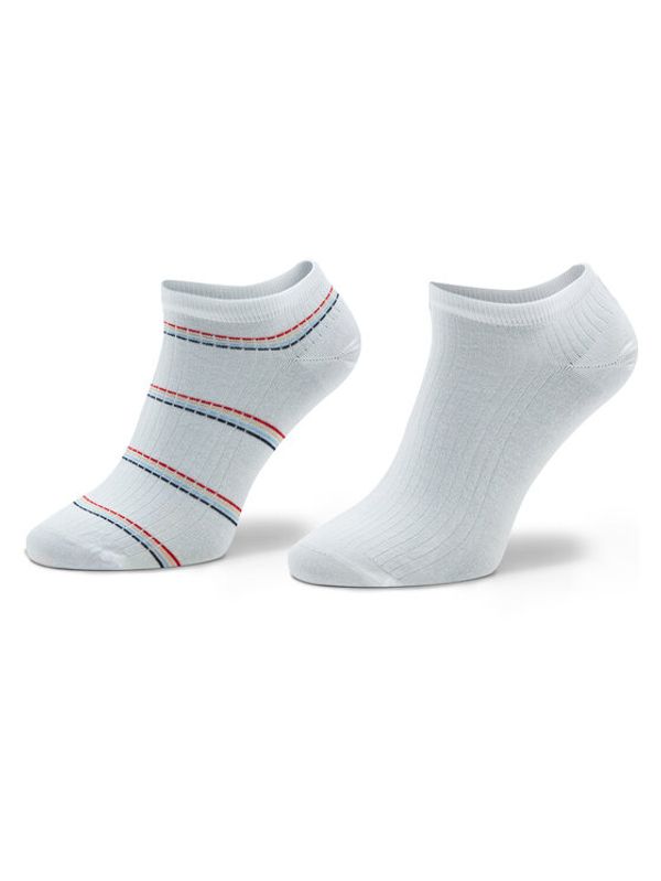 Tommy Hilfiger Tommy Hilfiger Комплект 2 чифта къси чорапи дамски 701223804 Бял