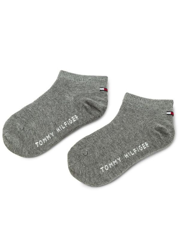 Tommy Hilfiger Tommy Hilfiger Комплект 2 чифта къси чорапи детски 301390 Сив