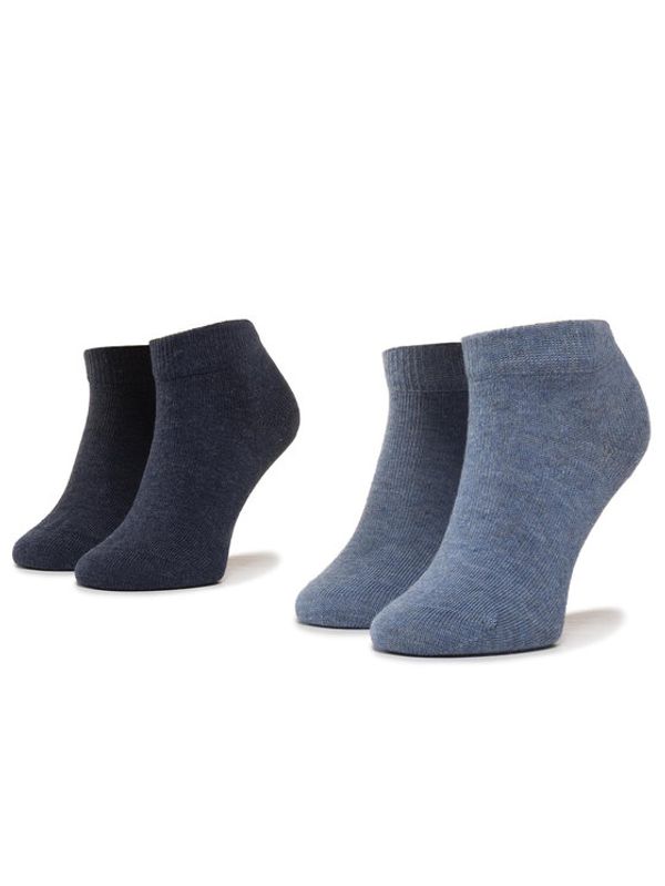 Tommy Hilfiger Tommy Hilfiger Комплект 2 чифта къси чорапи детски 301390 Тъмносин